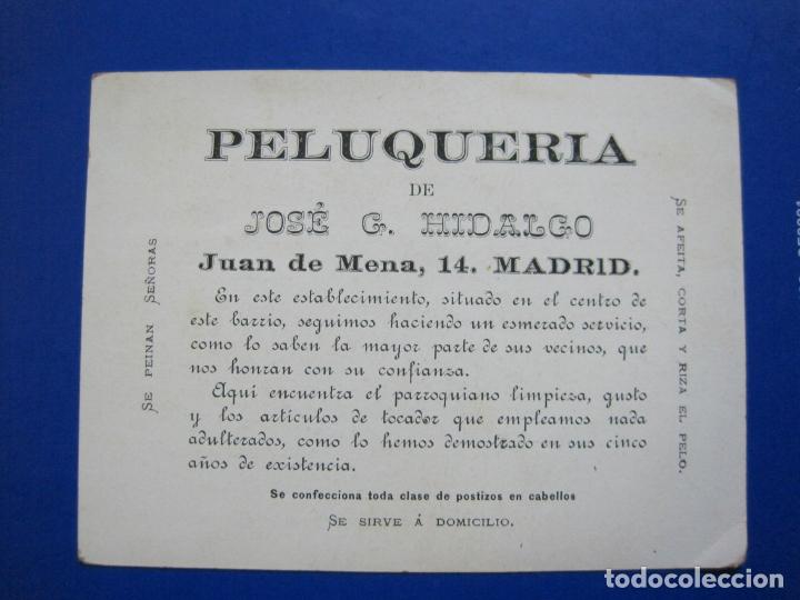 Otros art&iacute;culos de coleccionismo en papel: MADRID-PELUQUERIA DE JOSE HIDALGO-PUBLICIDAD ANTIGUA-VER FOTOS-(74.927)