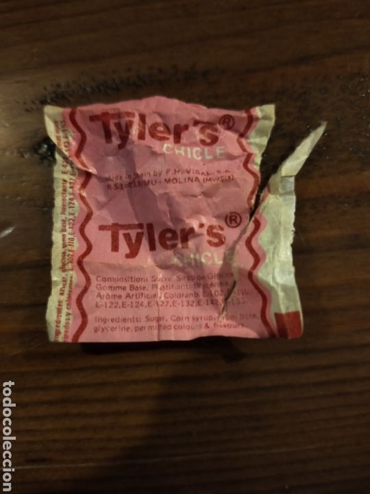 Otros Art&iacute;culos de Coleccionismo en Papel: Antiguo envoltorio de Chicle Tyler,s