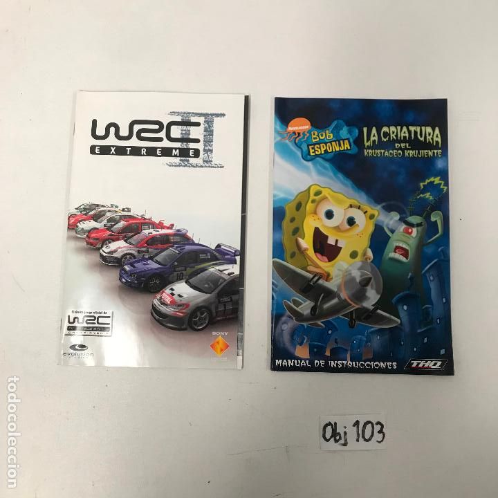 Otros art&iacute;culos de coleccionismo en papel: Manual Bob esponja y WSC - Foto 1