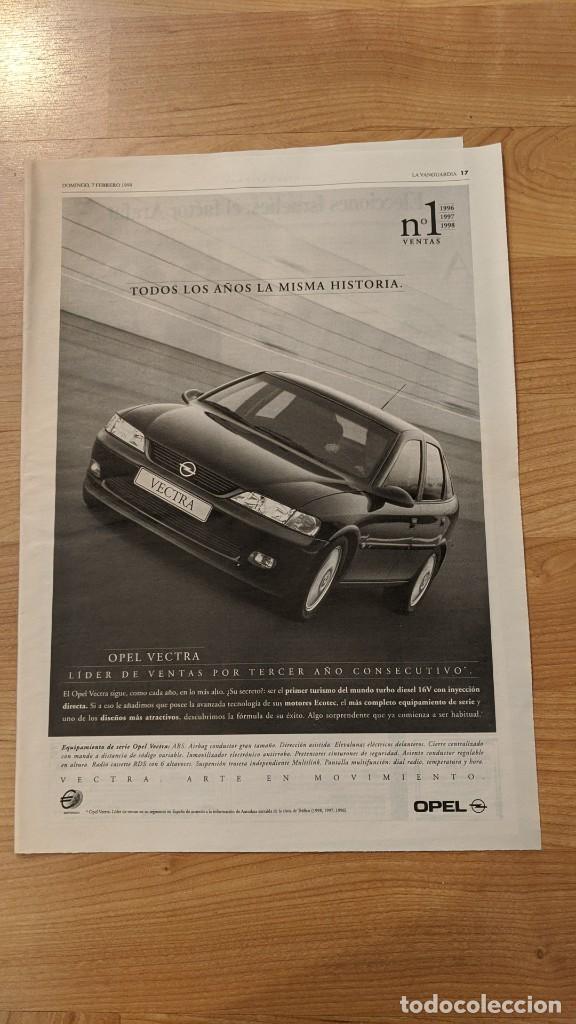 Outros artigos de papel: ANUNCIO OPEL VECTRA 1999