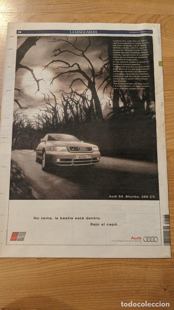 Sammelleidenschaft Andere Papierartikel: ANUNCIO AUDI S4 BITURBO 265 CV 1999