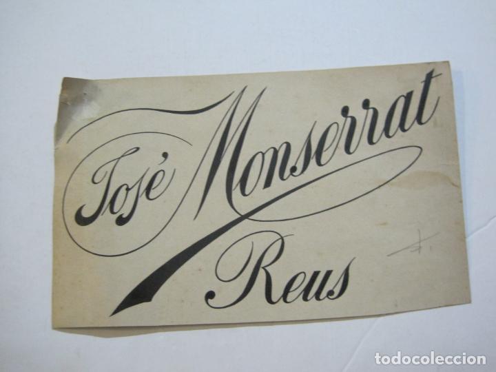 Otros art&iacute;culos de coleccionismo en papel: REUS-JOSE MONSERRAT-ORIGINAL PUBLICIDAD-VER FOTOS-(K-817)