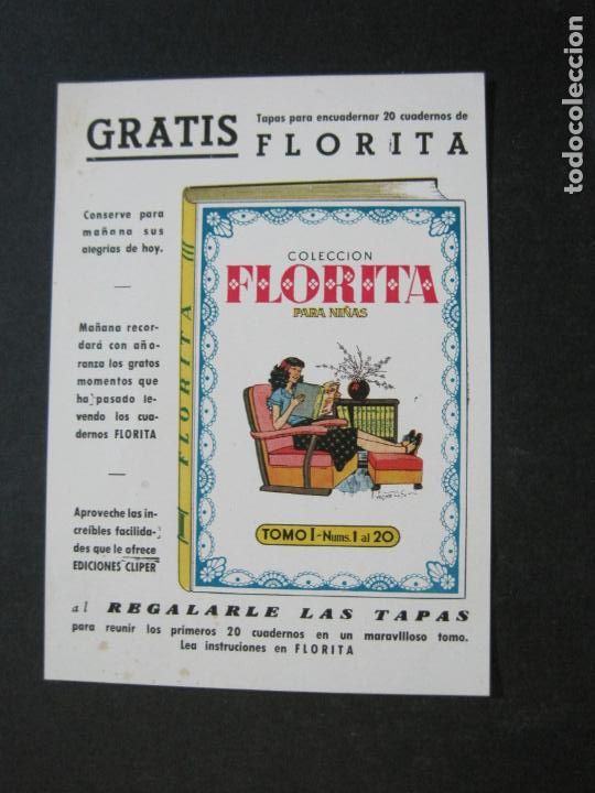 Otros art&iacute;culos de coleccionismo en papel: COLECCION FLORITA PARA NI&Ntilde;AS-PUBLICIDAD TAPAS ENCUADERNACION-VER FOTOS-(K-820)