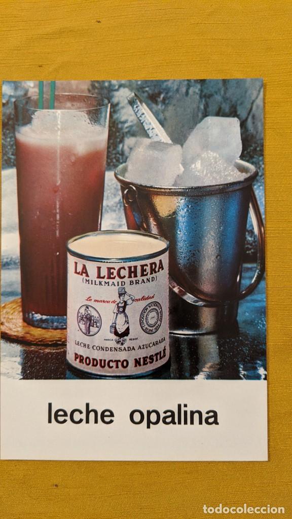 Paper Collecting Others: FICHA LECHE CONDENSADA LA LECHERA &laquo;LECHE OPALINA&raquo;