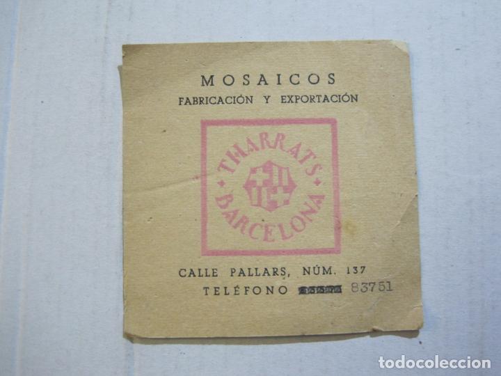 Otros art&iacute;culos de coleccionismo en papel: BARCELONA-MOSAICOS-FABRICACION Y EXPORTACION-THARRATS-PUBLICIDAD ANTIGUA-VER FOTOS-(75.212)