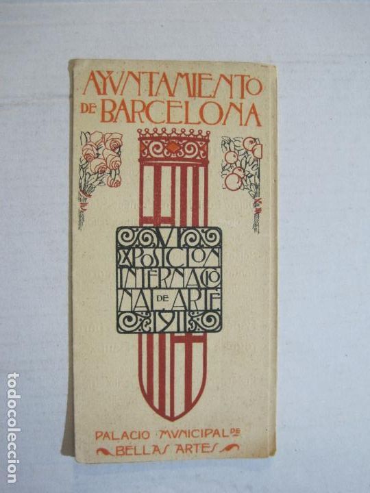 Otros art&iacute;culos de coleccionismo en papel: AYUNTAMIENTO DE BARCELONA-EXPOSICION INTERNACIONAL DE ARTE-PROGRAMA A&Ntilde;O 1911-VER FOTOS-(K-824)