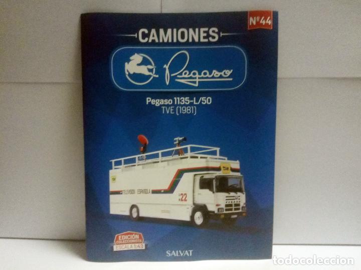 Otros art&iacute;culos de coleccionismo en papel: FASC&Iacute;CULO N&ordm; 44 PEGASO 1135-L/50 TVE 1981 SALVAT COLECCI&Oacute;N CAMIONES 1:43 UNIDAD TELEVISI&Oacute;N ESPA&Ntilde;OLA