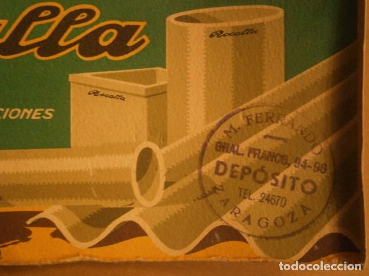 Collectionnisme Papier divers: ROCALLA, EL MATERIAL INDISPENSABLE PARA CONSTRUCIONES, (ZARAGOZA)