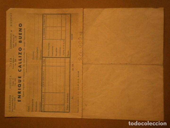 Collectionnisme Papier divers: ENRIQUE CALLIZO BUENO.