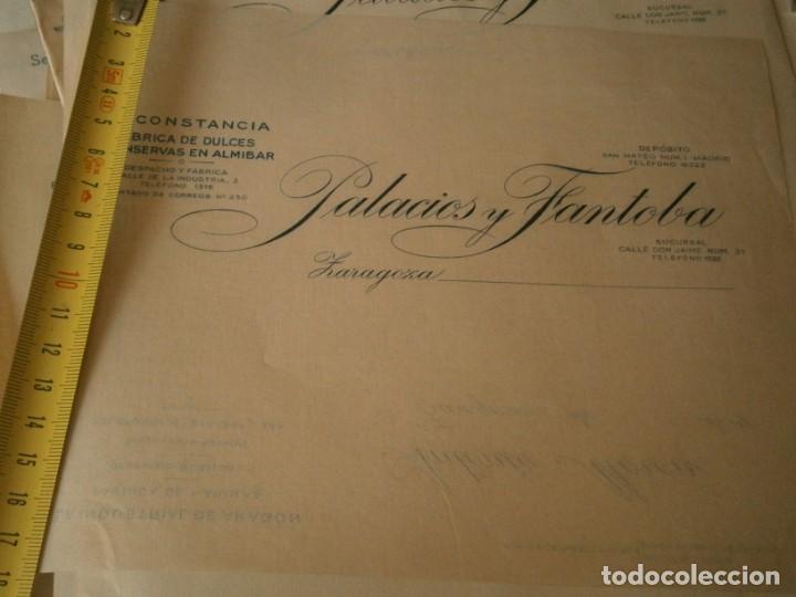 Outros artigos de papel: FACTURA A&Ntilde;OS 40/50, PALACIOS FANTOBA (ZARAGOZA)