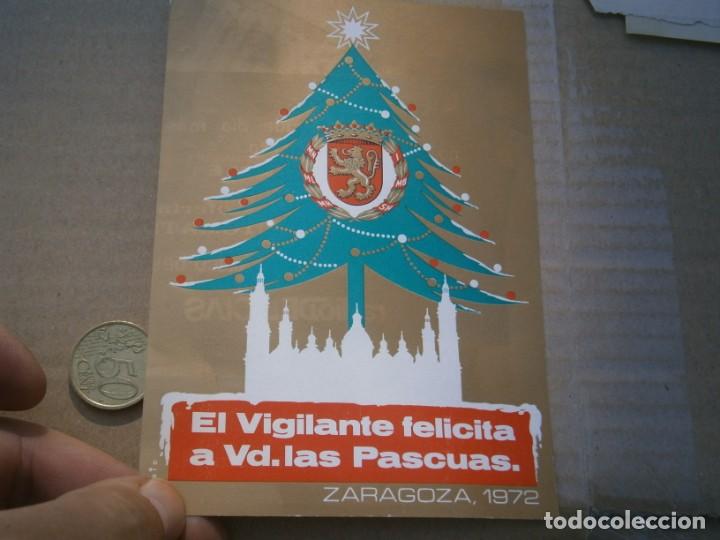 Collectionnisme Papier divers: CUERPO DE VIGILANCIA NOCTURNA DE ZARAGOZA