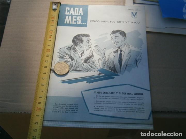 Collectionnisme Papier divers: CINCO MINUTOS CON VELASCO, 1957