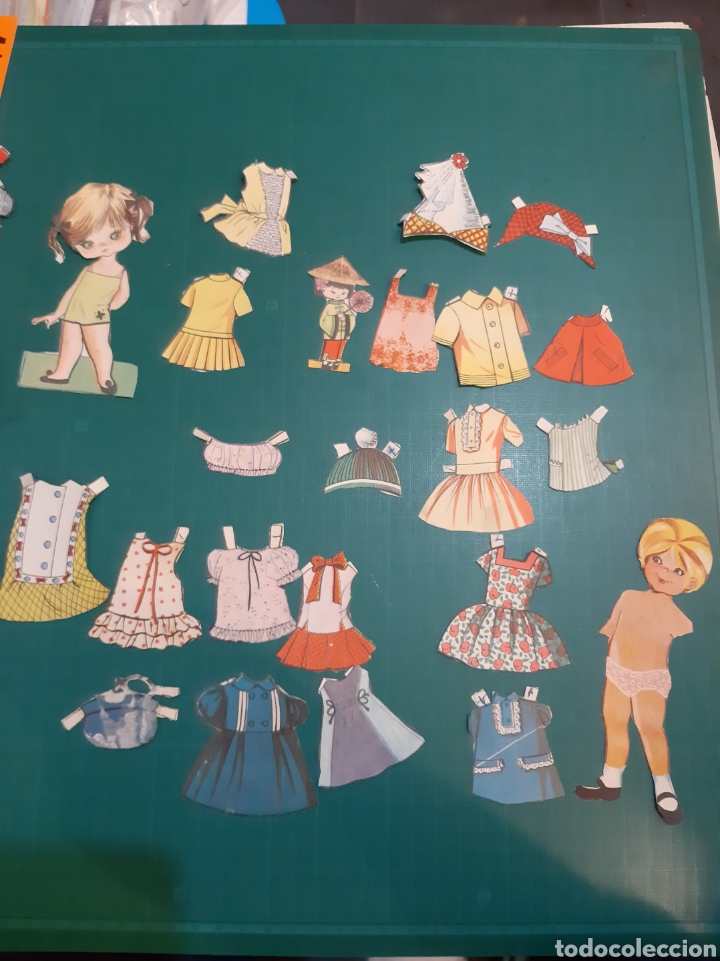 Otros Art&iacute;culos de Coleccionismo en Papel: RECORTABLES VINTAGE PARA MU&Ntilde;ECAS ALGUNA HECHO NI&Ntilde;A