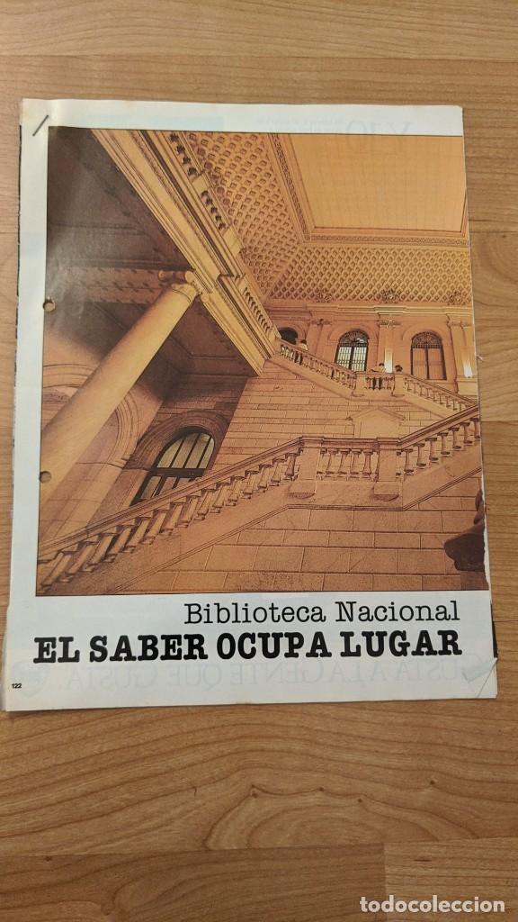 Sammelleidenschaft Andere Papierartikel: ANTIGUO ART&Iacute;CULO DE PRENSA &laquo;BIBLIOTECA NACIONAL EL SABER OCUPA LUGAR&raquo; (8 P&Aacute;GS.)