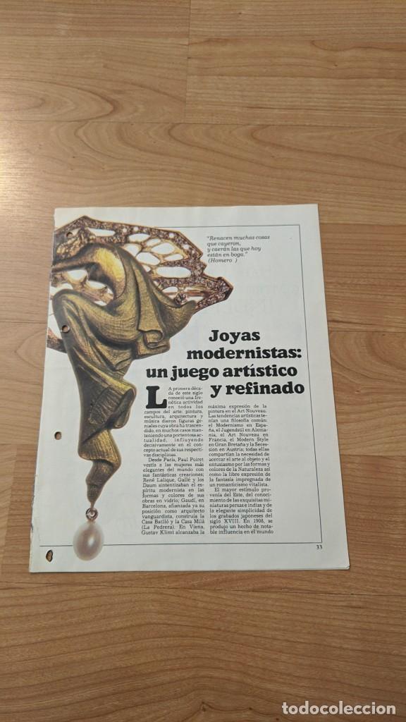 Sammelleidenschaft Andere Papierartikel: ANTIGUO ART&Iacute;CULO DE PRENSA &laquo;JOYAS MODERNISTAS: UN JUEGO AST&Iacute;STICO Y REFINADO&raquo; (6 P&Aacute;GS.)