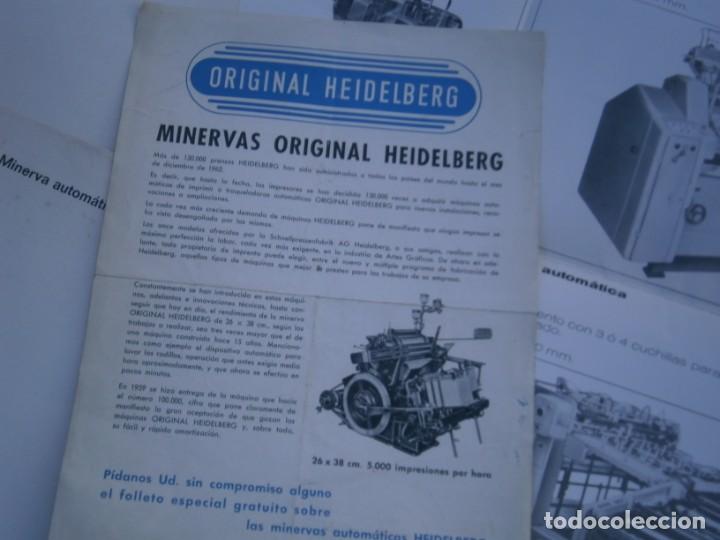 Outros artigos de papel: ORIGINAL HEIDELBERG. MAQUINARIA ARTES GRAFICAS HARTMANN S.A. (BARCELONA)