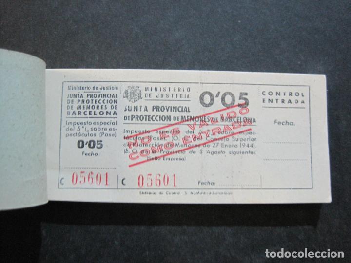 Otros art&iacute;culos de coleccionismo en papel: JUNTA PROVINCIAL PROTECCION MENORES BARCELONA-TACO CON ENTRADAS ANTIGUAS-VER FOTOS-(K-888)