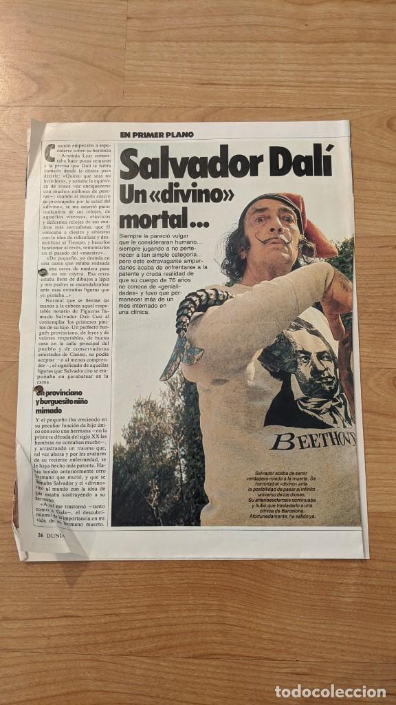 Paper Collecting Others: ANTIGUO ART&Iacute;CULO DE PRENSA &laquo;SALVADOR DAL&Iacute;, UN DIVINO MORTAL...&raquo; (3 P&Aacute;GS.)
