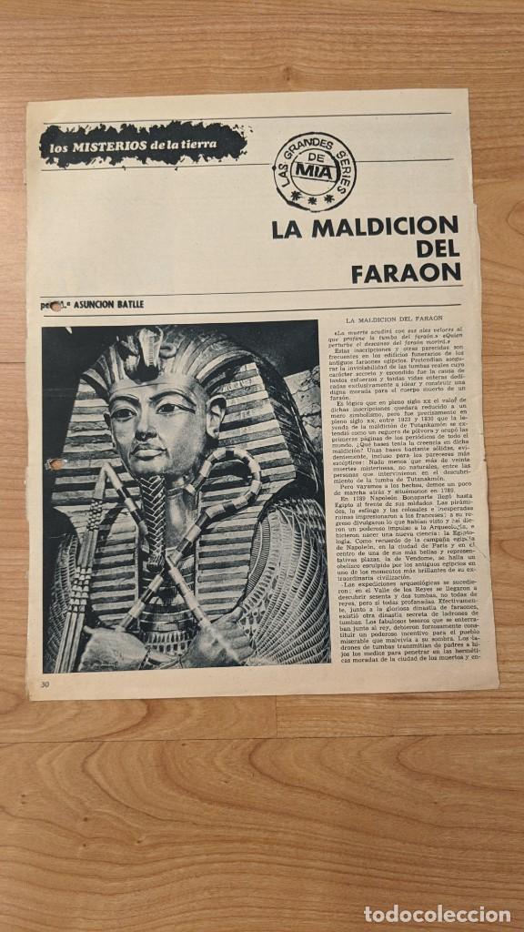 Paper Collecting Others: ANTIGUO ART&Iacute;CULO DE PRENSA &laquo;LA MALDICI&Oacute;N DEL FARA&Oacute;N&raquo; (2 P&Aacute;GS.)