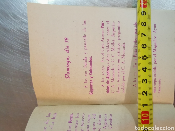 Otros art&iacute;culos de coleccionismo en papel: Programa de las fiesta Mayor de Mollet de 1951 - Foto 6