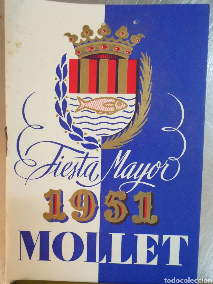 Otros art&iacute;culos de coleccionismo en papel: Programa de las fiesta Mayor de Mollet de 1951 - Foto 1