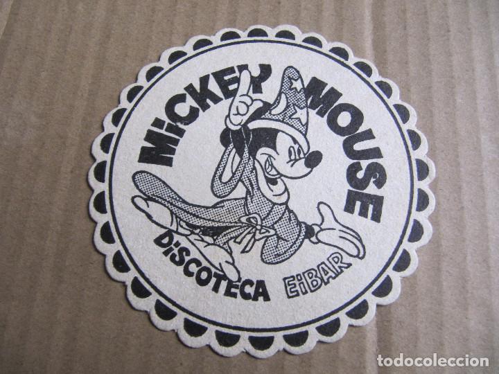 Otros art&iacute;culos de coleccionismo en papel: DISCOTECA MICKEY MOUSE (EIBAR). ANTIGUO POSAVASOS