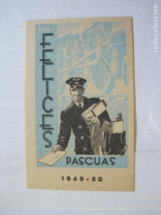 Outros artigos de papel: EL CARTERO-FELICITACION ANTIGUA DE NAVIDAD-VER FOTOS-(75.502)