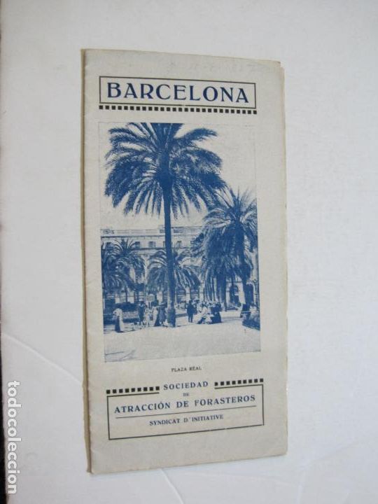 Outros artigos de papel: BARCELONA-SOCIEDAD ATRACCION DE FORASTEROS-SYNDICAT D'INITIATIVE-VER FOTOS-(K-938)