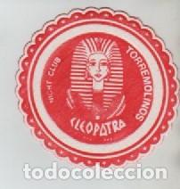 Otros Art&iacute;culos de Coleccionismo en Papel: POSAVASOS NIGHT CLUB CLEOPATRA-TORREMOLINOS-MALAGA