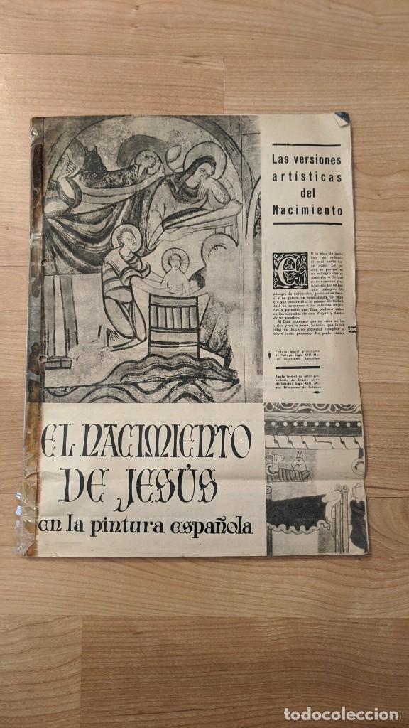 Outros artigos de papel: ANTIGUO MONOGR&Aacute;FICO GACETA ILUSTRADA &laquo;EL NACIMIENTO DE JES&Uacute;S EN LA PINTURA ESPA&Ntilde;OLA&raquo; (6 HOJAS)