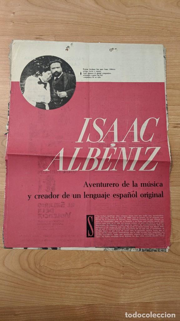 Outros artigos de papel: ANTIGUO MONOGR&Aacute;FICO &laquo;ISAAC ALB&Eacute;NIZ&raquo; (4 HOJAS)