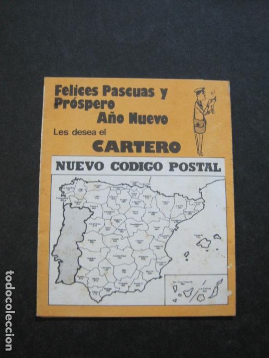 Altri oggetti di carta: EL CARTERO-A&Ntilde;O 1984-FELICITACION ANTIGUA DE NAVIDAD-VER FOTOS-(75.540)