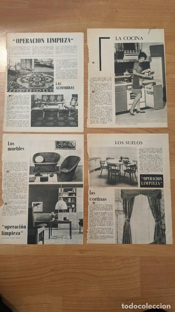 Sammelleidenschaft Andere Papierartikel: RECORTES DE PRENSA SOBRE EL HOGAR (4 HOJAS)