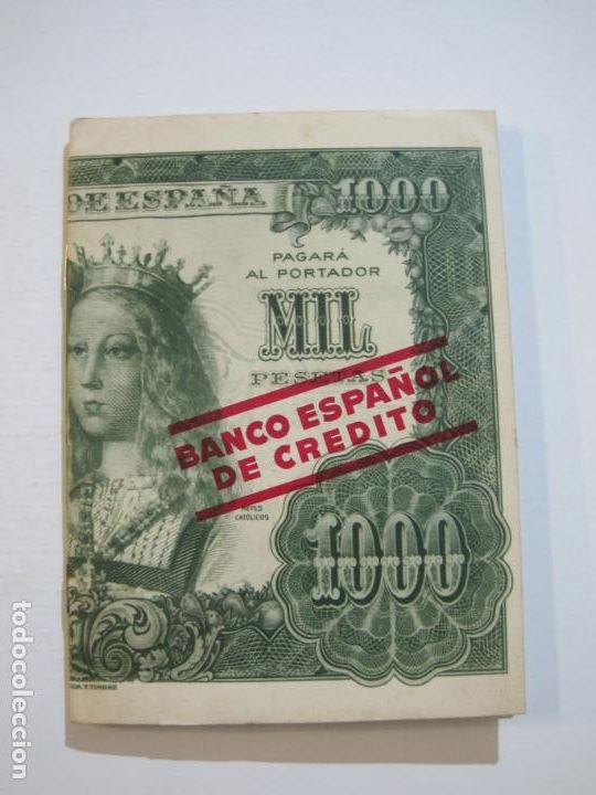 Collectionnisme Papier divers: BANCO ESPA&Ntilde;OL DE CREDITO-MAPA CATALOGO PUBLICIDAD-VER FOTOS-(K-953)
