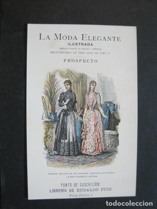 Otros art&iacute;culos de coleccionismo en papel: LA MODA ELEGANTE ILUSTRADA-PROSPECTO-PUNTO SUSCRIPCION-PUBLICIDAD ANTIGUA-VER FOTOS-(K-959)