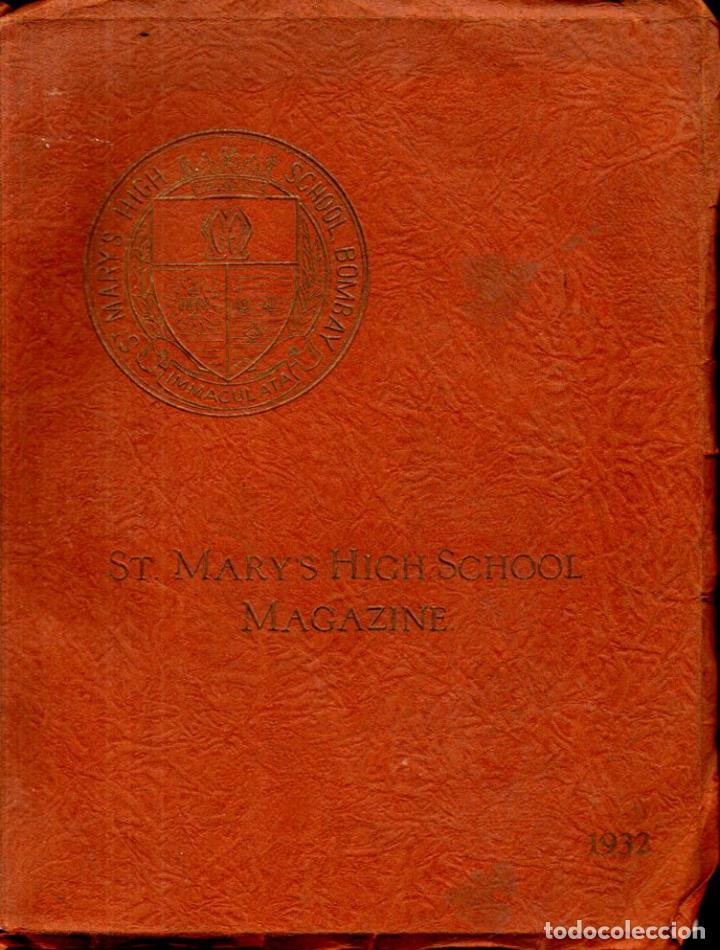 Otros Art&iacute;culos de Coleccionismo en Papel: ST. MARY HIGH SCHOOL MAGAZINE BOMBAY 1932 DEDICADO A MARK TWAIN - PUBLICIDAD VINO TARRAGONA