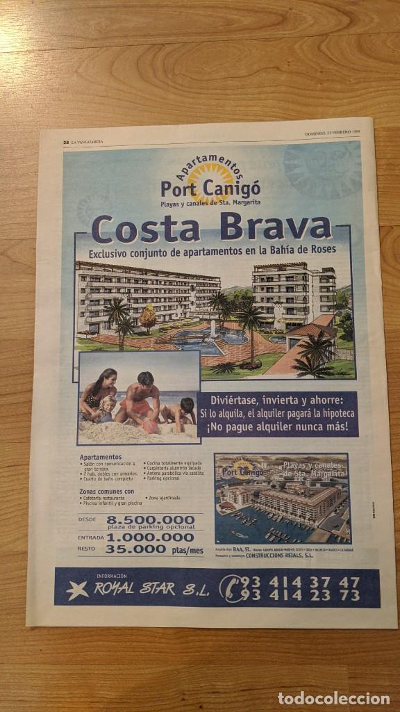 Paper Collecting Others: ANUNCIO DE PRENSA &laquo;APARTAMENTOS PORT CANIG&Oacute;&raquo; 1999