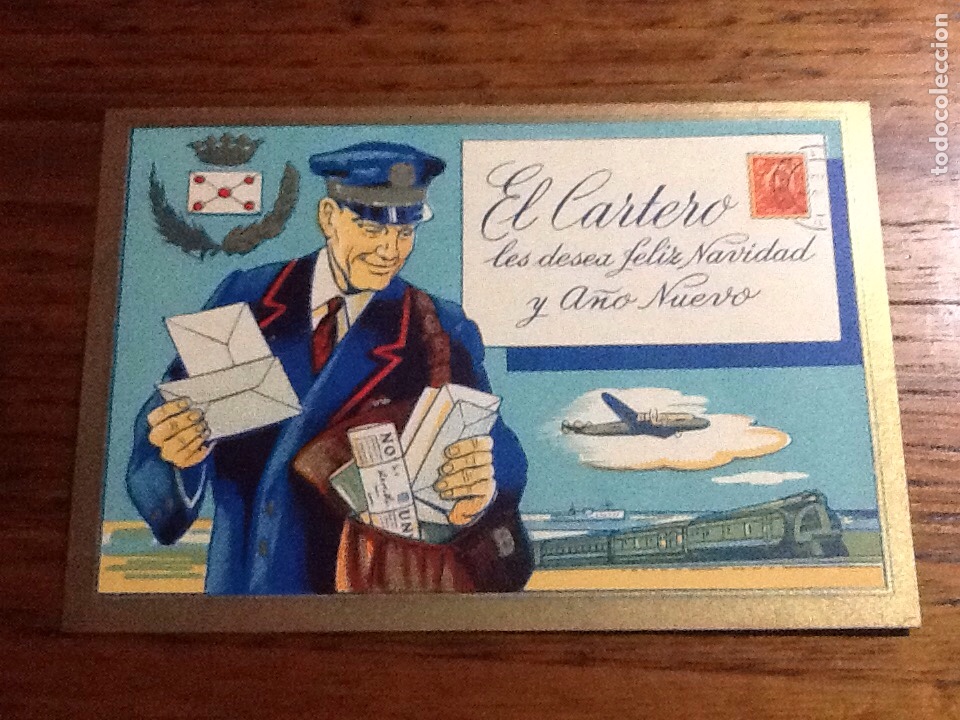 Otros art&iacute;culos de coleccionismo en papel: FELICITACI&Oacute;N DE NAVIDAD EL CARETERO LEDESEA FE,ICES FIESTAS