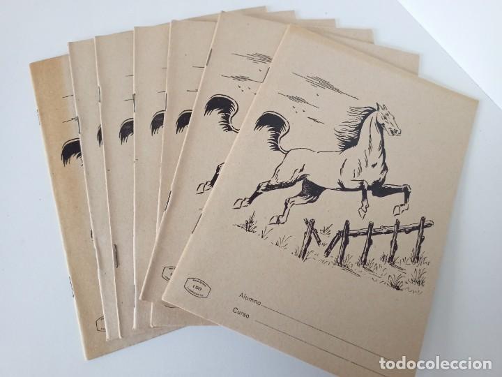 Otros art&iacute;culos de coleccionismo en papel: Lote de 8 libretas escolares antiguas
