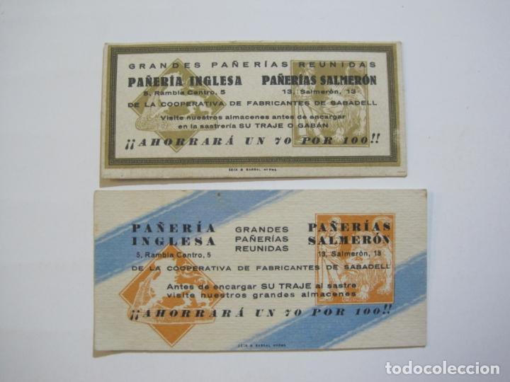 Outros artigos de papel: BARCELONA-PA&Ntilde;ERIA INGLESA-PA&Ntilde;ERIAS SALMERON-PUBLICIDAD ANTIGUA-VER FOTOS-(75.688)