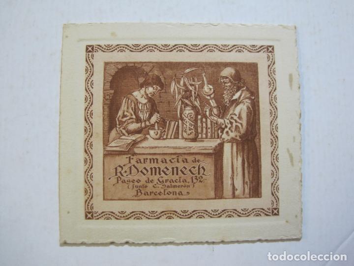 Collectionnisme Papier divers: BARCELONA-FARMACIA DOMENECH-JULIO 1924-PUBLICIDAD ANTIGUA-VER FOTOS-(75.696)