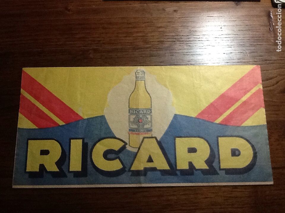 Sammelleidenschaft Andere Papierartikel: SOMBRERO DE PAPEL PUBLICIDAD LICOR RICARD GORRO
