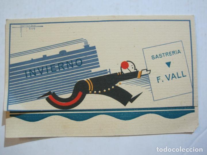 Paper Collecting Others: BARCELONA-SASTRERIA F. VALL-INVIERNO-PUBLICIDAD ANTIGUA-VER FOTOS-(75.703)