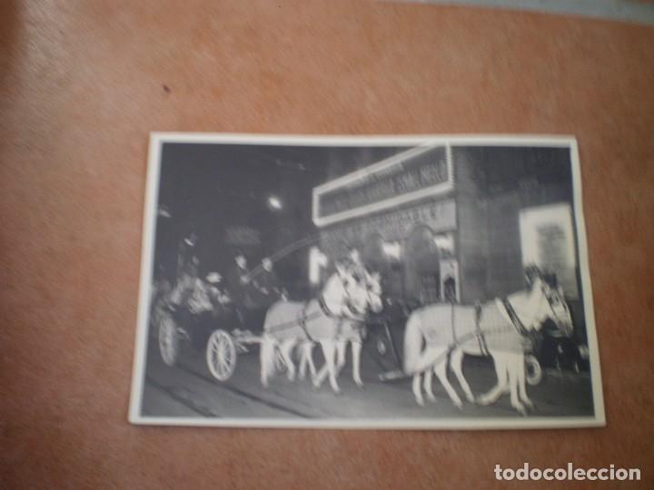 Paper Collecting Others: FOTOGRAFIA CARROZA CON CABALLOS. FALLAS VALENCIA. FECHADA EN 1964. FOTO NITIDA. BETETA HNOS. 18X12 C