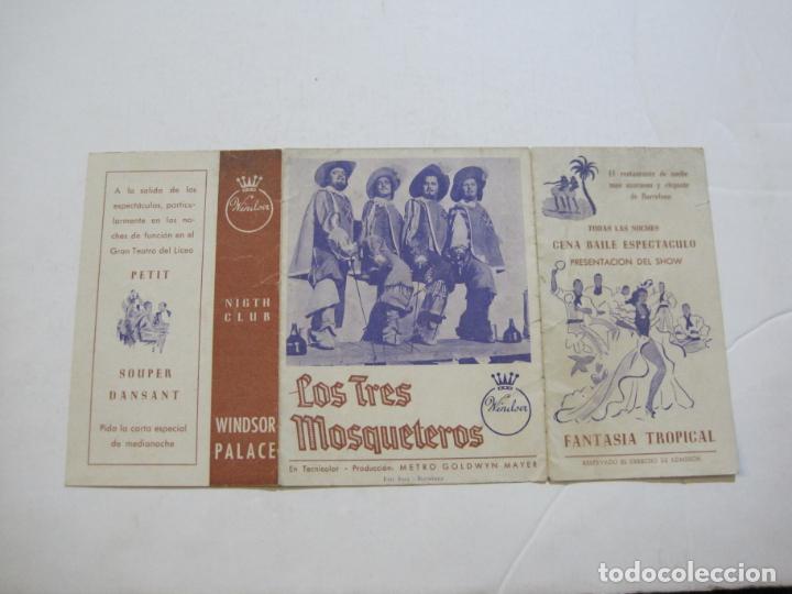 Otros art&iacute;culos de coleccionismo en papel: WINDSOR PALACE-NIGHT CLUB-PUBLICIDAD ANTIGUA-EN EL REVERSO LOS TRES MOSQUETEROS-VER FOTOS-(K-1051)
