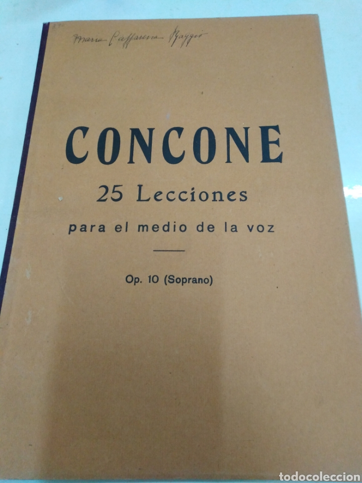 Otros Art&iacute;culos de Coleccionismo en Papel: 25 LECCIONES PAR EL MEDIO DE LA VOZ-CONCONE-LECCIONES DE CANTO-UNI&Oacute;N MUSICAL EDPA&Ntilde;OLA,PARTITURA