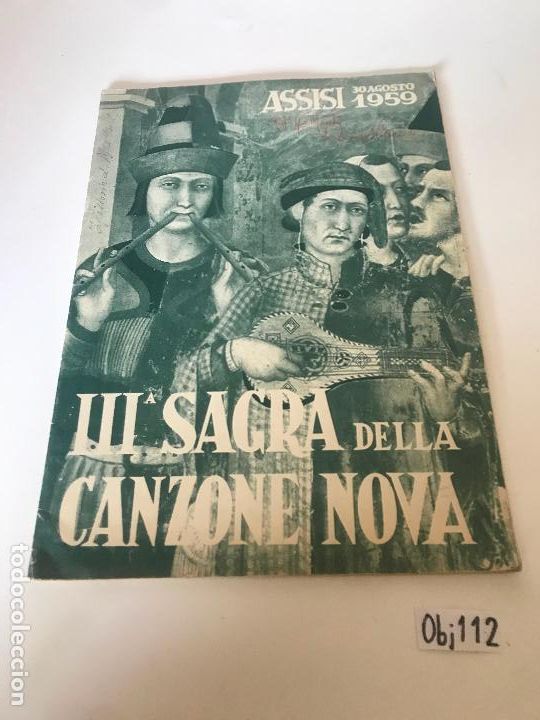Otros art&iacute;culos de coleccionismo en papel: III SAGRA DELLA CANZONE NOVA - Foto 1