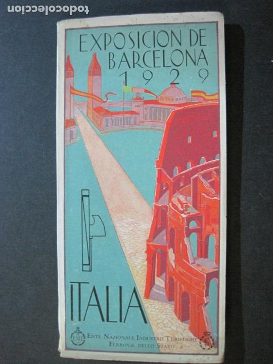 Outros artigos de papel: EXPOSICION BARCELONA 1929-ITALIA-LA PARTICIPACION DE ITALIA EN LA EXPOSICION-VER FOTOS-(K-1098)