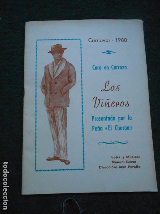 Otros Art&iacute;culos de Coleccionismo en Papel: CARNAVAL DE CADIZ 1980 LIBRETO LOS VI&Ntilde;EROS