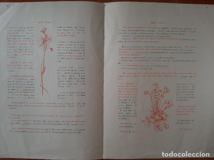 Otros art&iacute;culos de coleccionismo en papel: 1901 MON PASS&Eacute; - MONOLOGUE / EN FRANC&Eacute;S - Foto 2